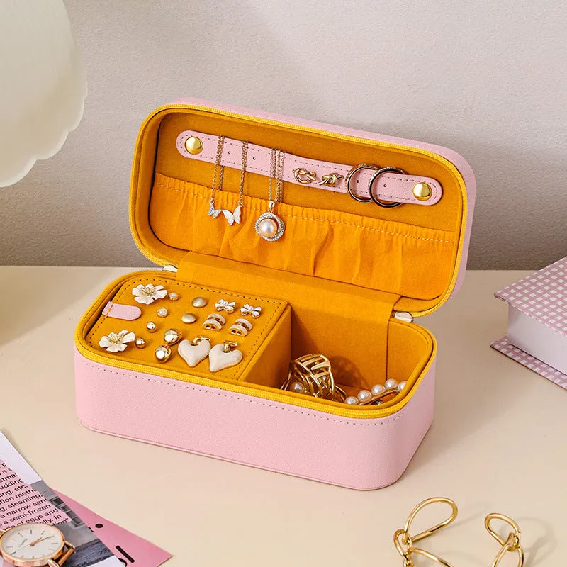 portable multi-layer jewelry box