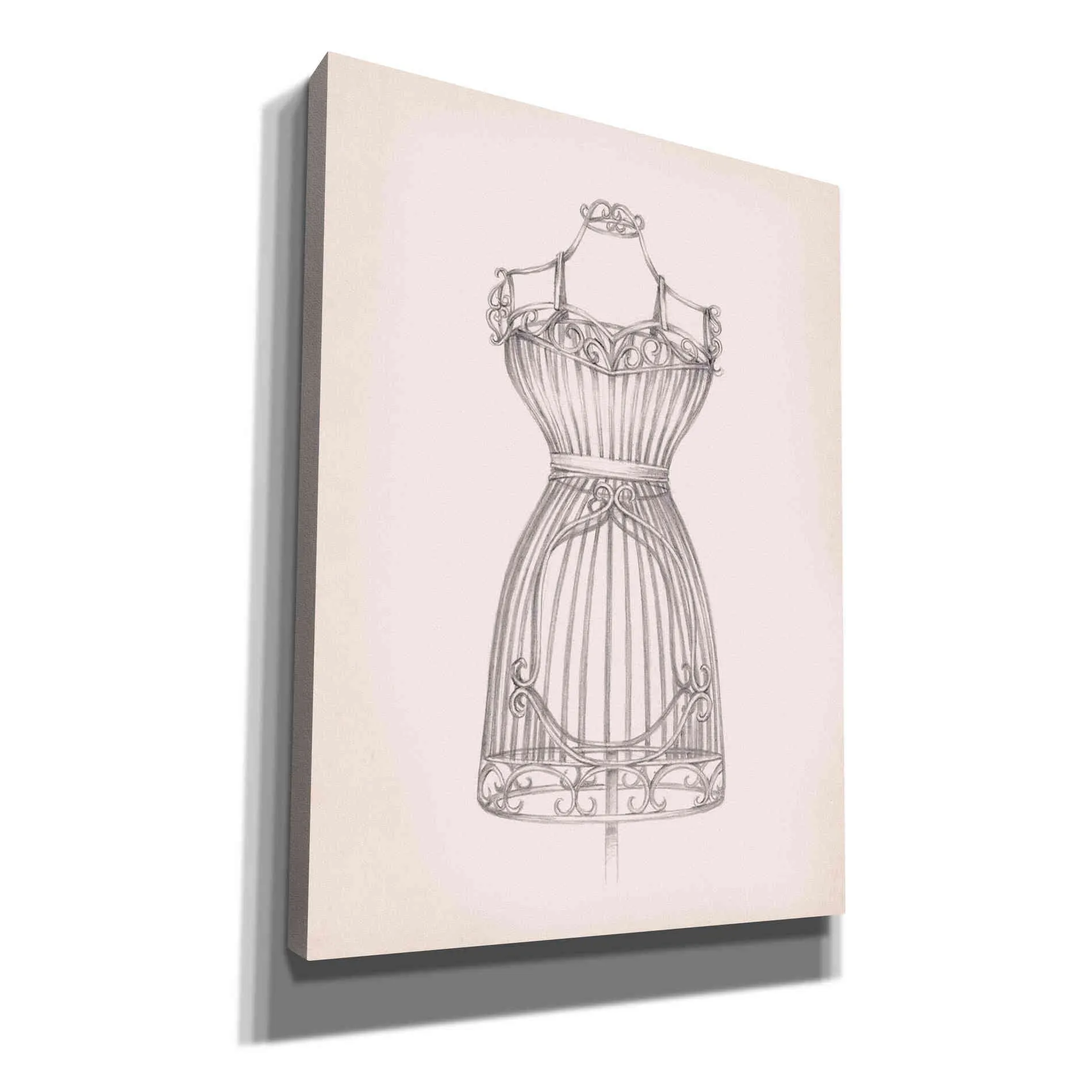 "Antique Dress Form II" by Ethan Harper, Canvas Wall Art