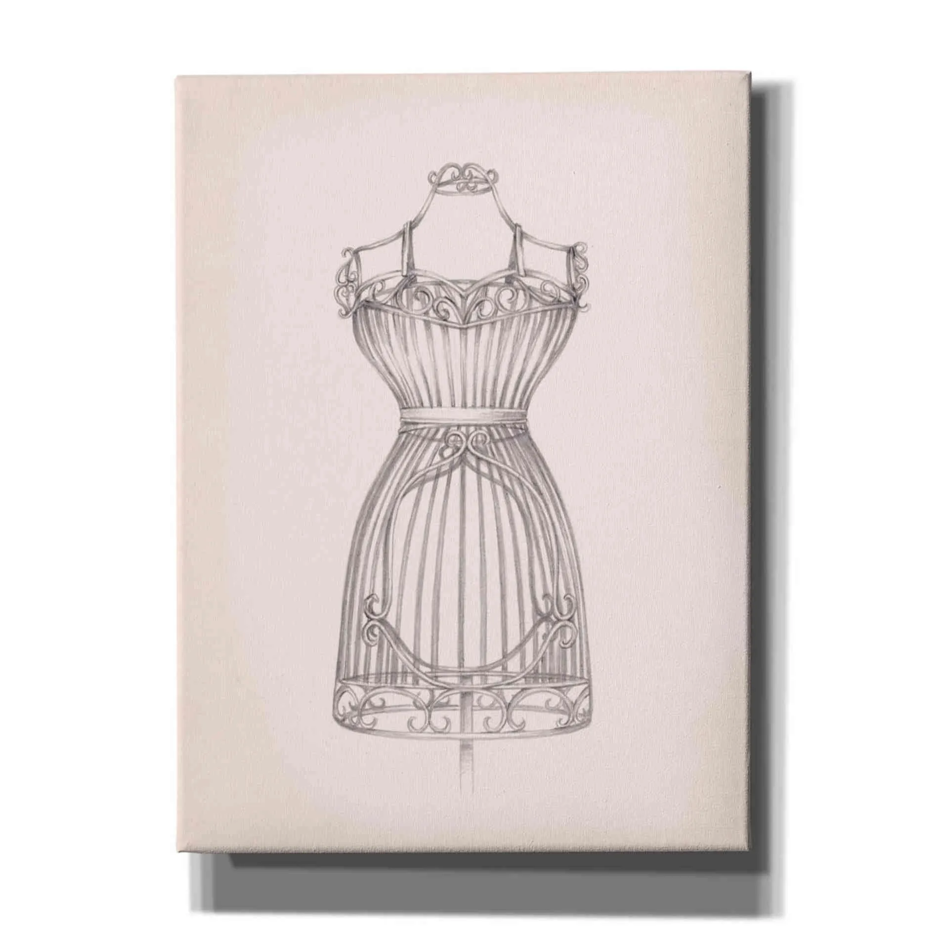 "Antique Dress Form II" by Ethan Harper, Canvas Wall Art