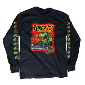 Rat Fink Torch It Long Sleeve Shirt