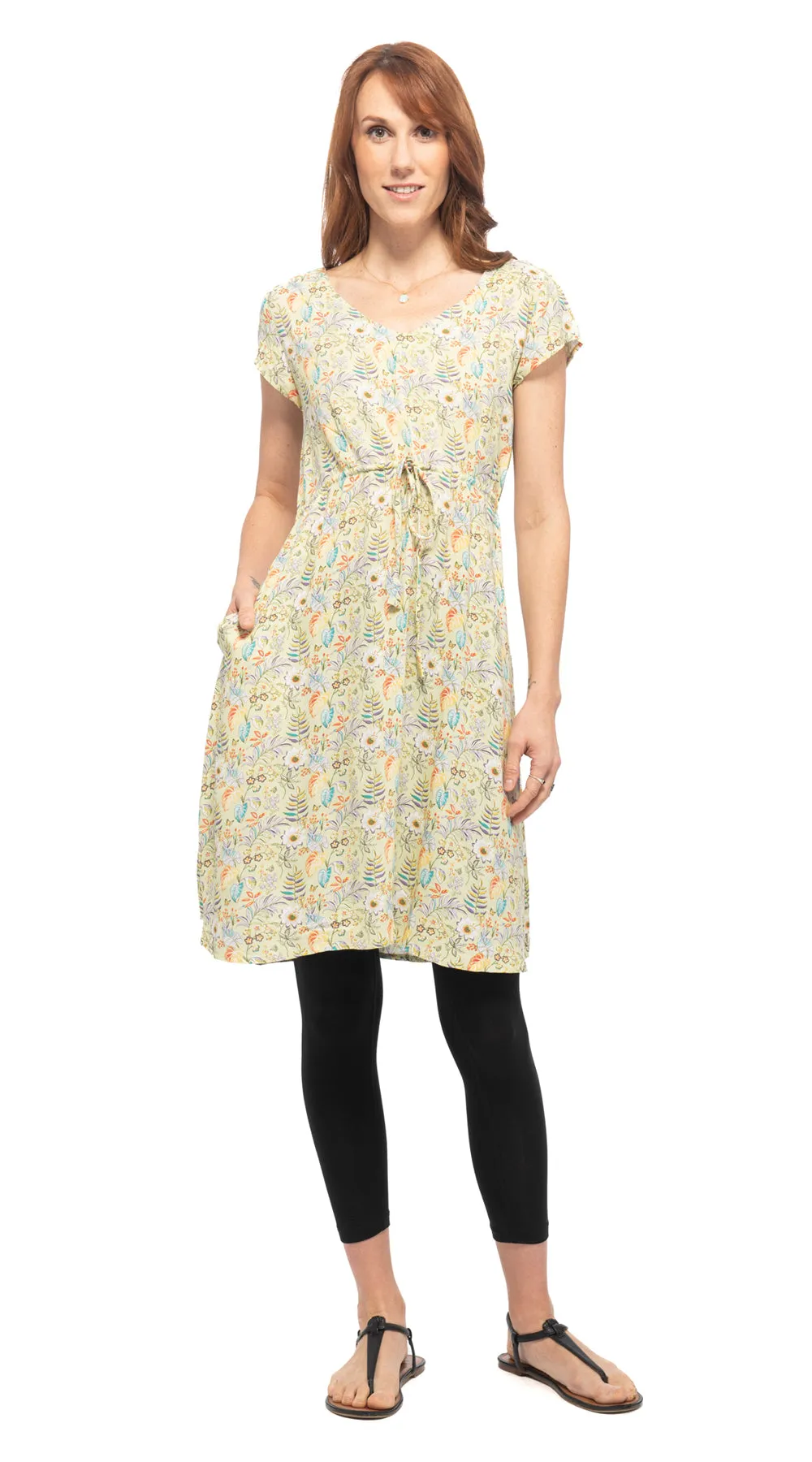 Robyn Dress - secret garden - rayon