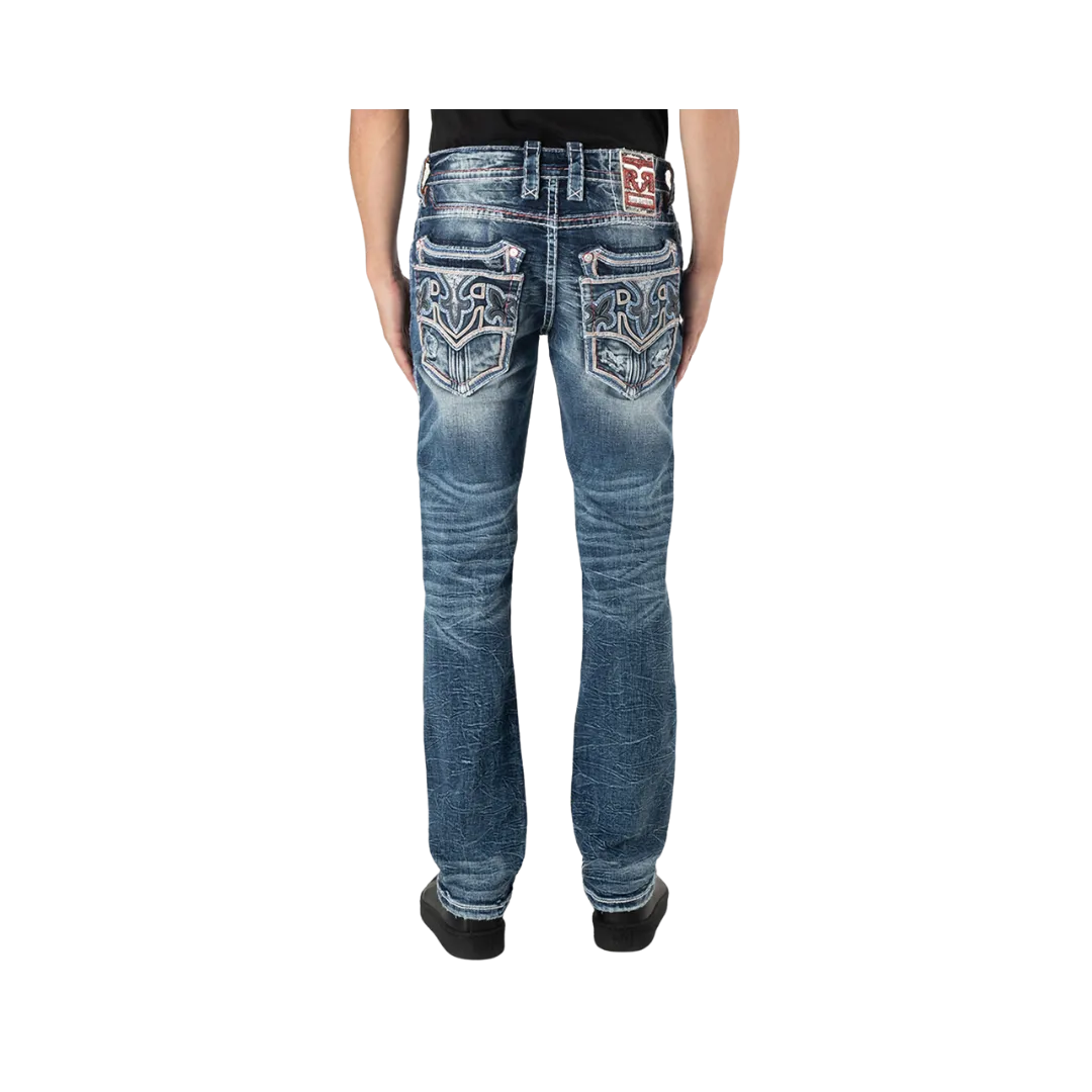 Rock Revival Men's Aurelio Straight Cut Jeans