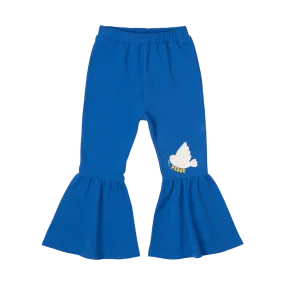 ROCK YOUR BABY - PEACE DOVE FLARED TRACK PANTS