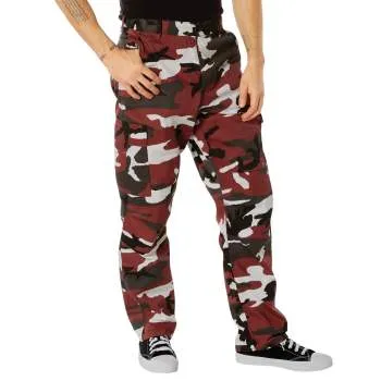 Rothco Color Camo Tactical BDU Pants / Red Camo