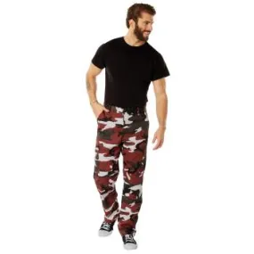 Rothco Color Camo Tactical BDU Pants / Red Camo