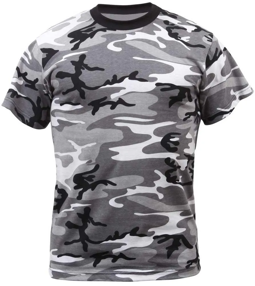 Rothco Mens Color Camouflage T-Shirt