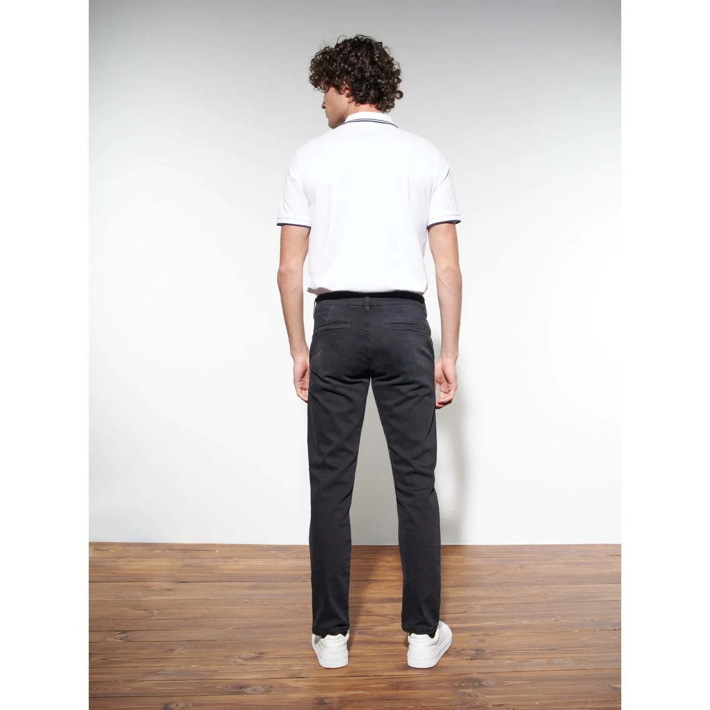 RSVD Black Cross Pocket Slim Jeans