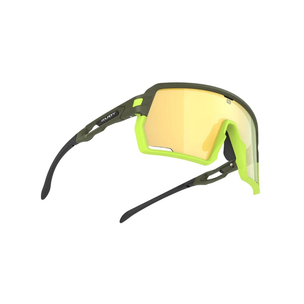 Rudy Project Kelion Olive Matte Multilaser Yellow Glasses