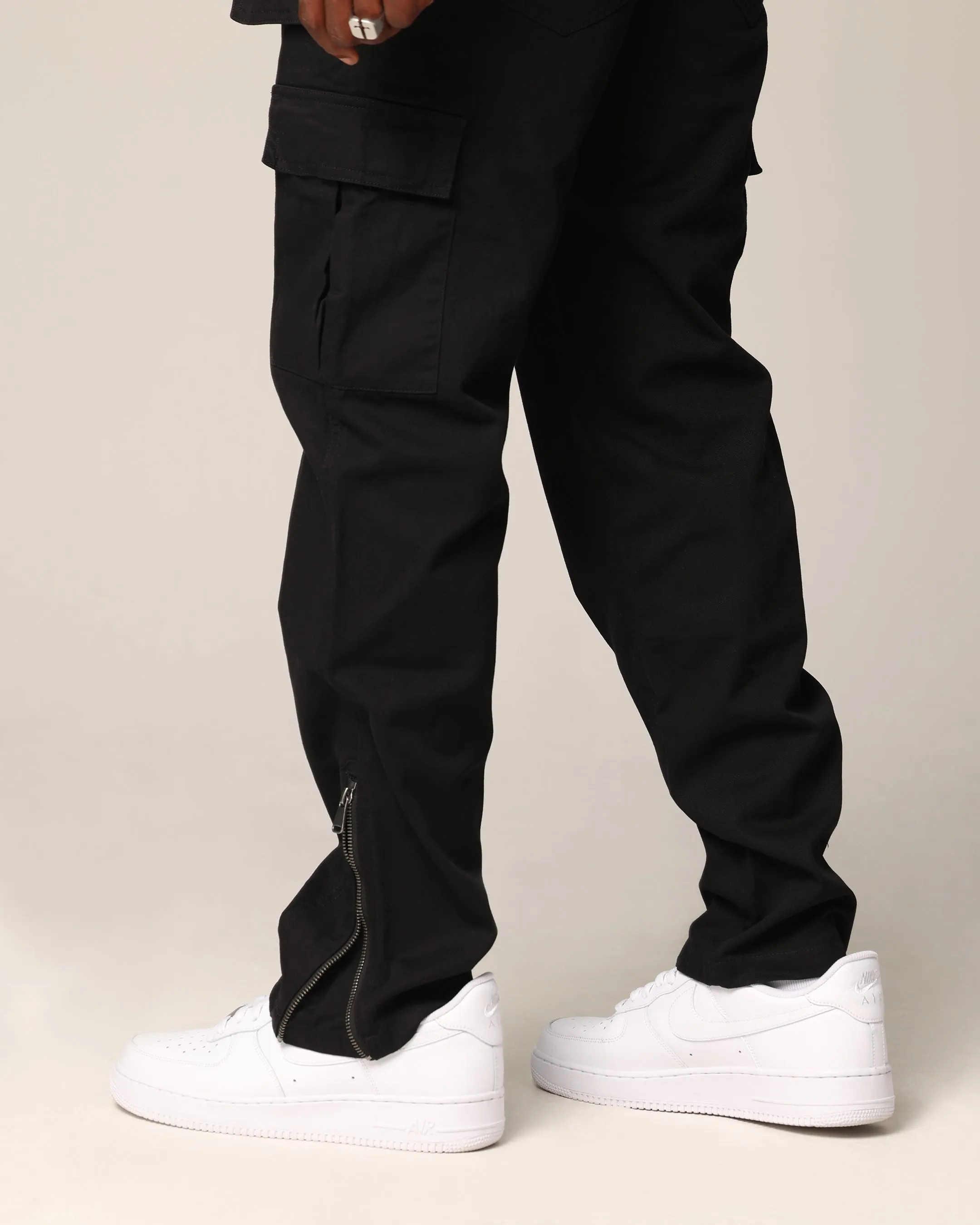 Saint Morta Martial Law Cargo Pants Black