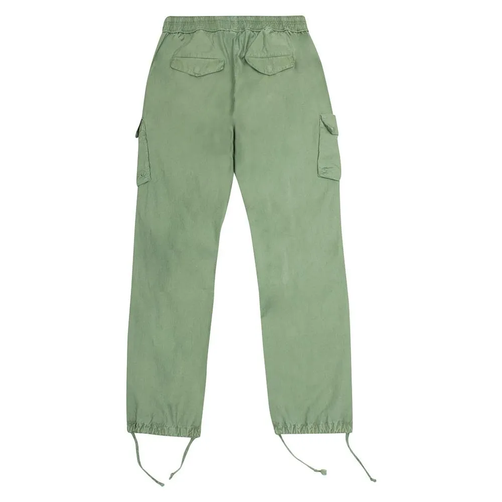 Sateen Cargo Pants | Olive