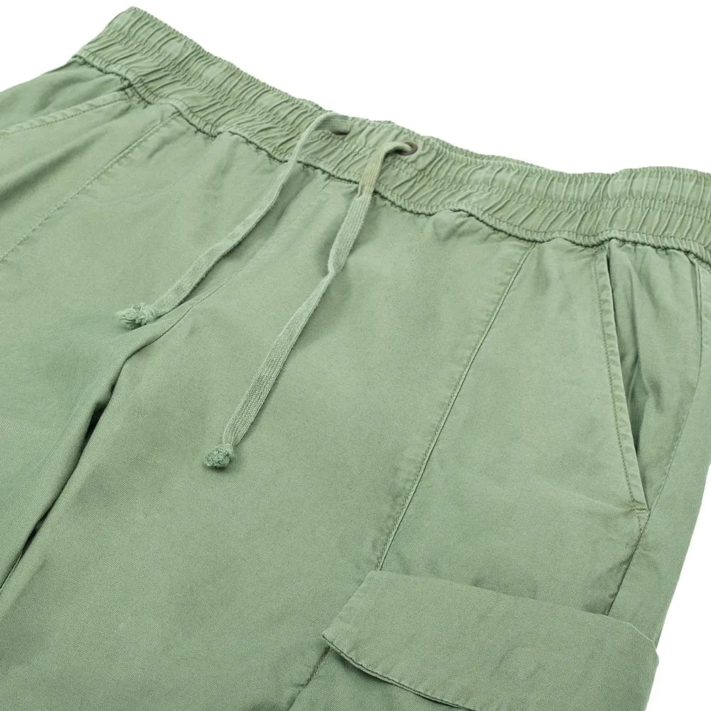 Sateen Cargo Pants | Olive