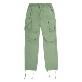 Sateen Cargo Pants | Olive