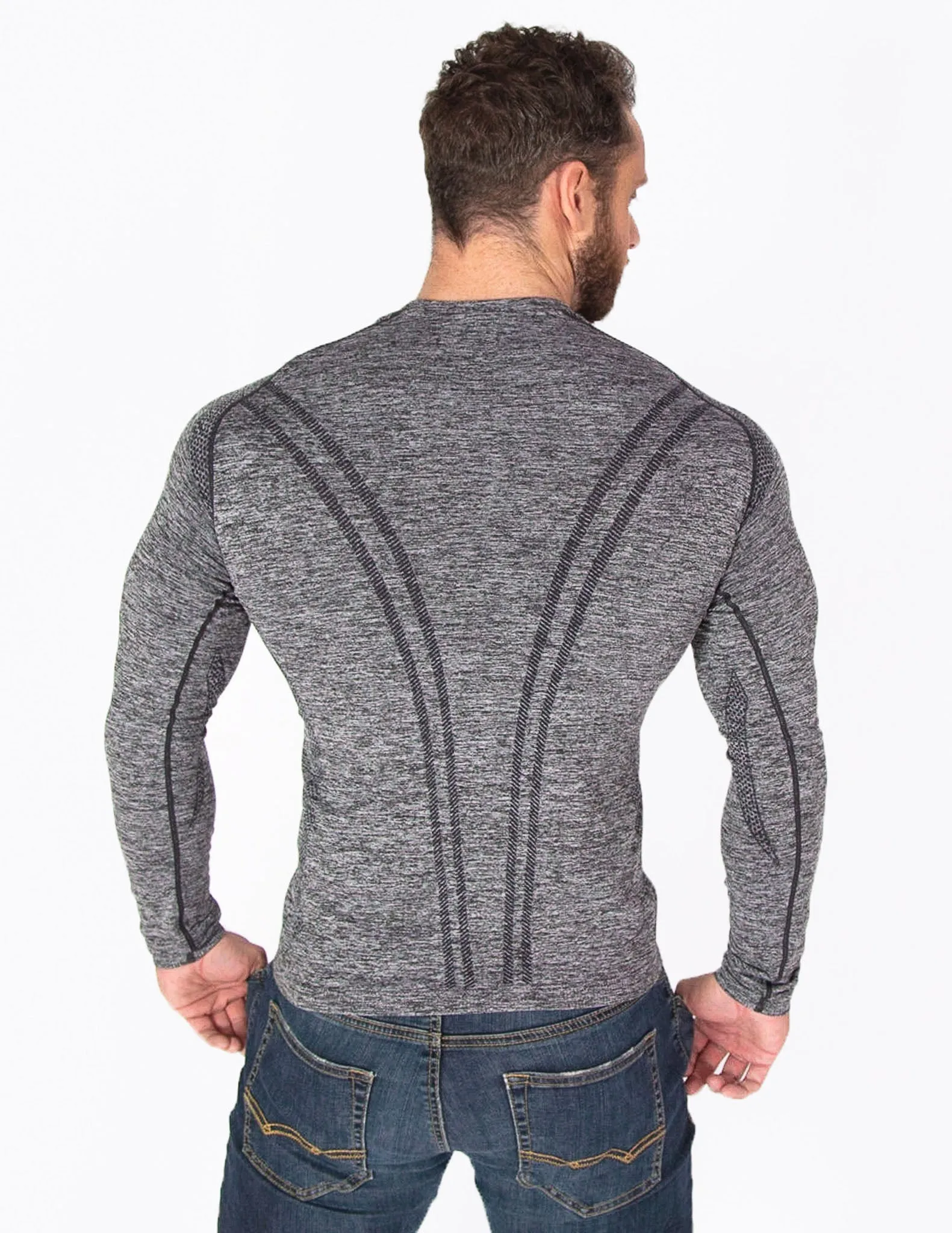 SEAMLESS '3D FIT' HIGH PERFORMANCE LONG SLEEVE TOP