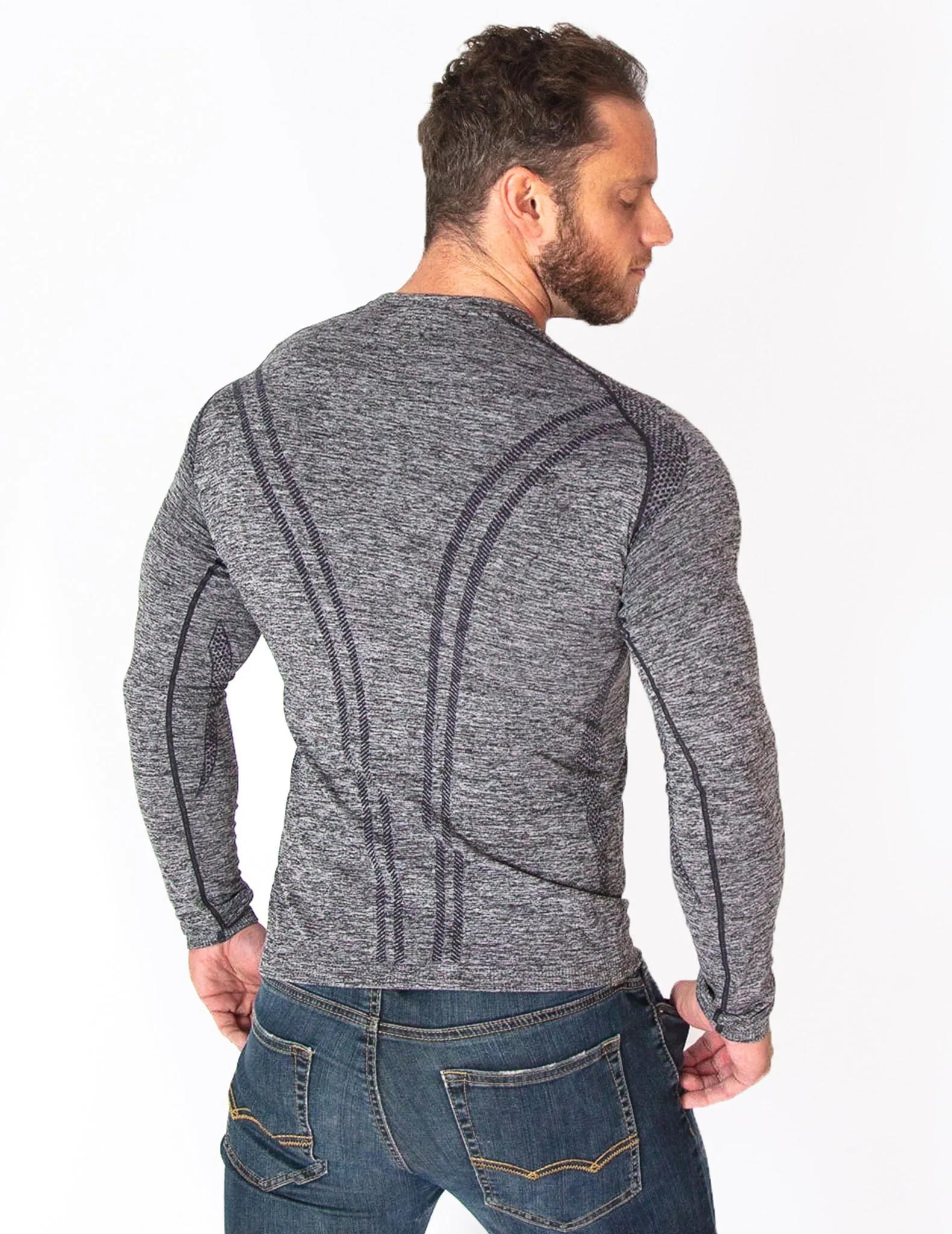 SEAMLESS '3D FIT' HIGH PERFORMANCE LONG SLEEVE TOP