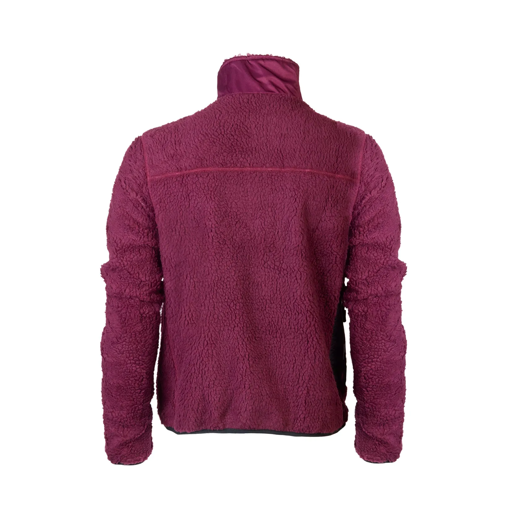 Sherpa Fleece Cycling Commuter Jacket - Plum