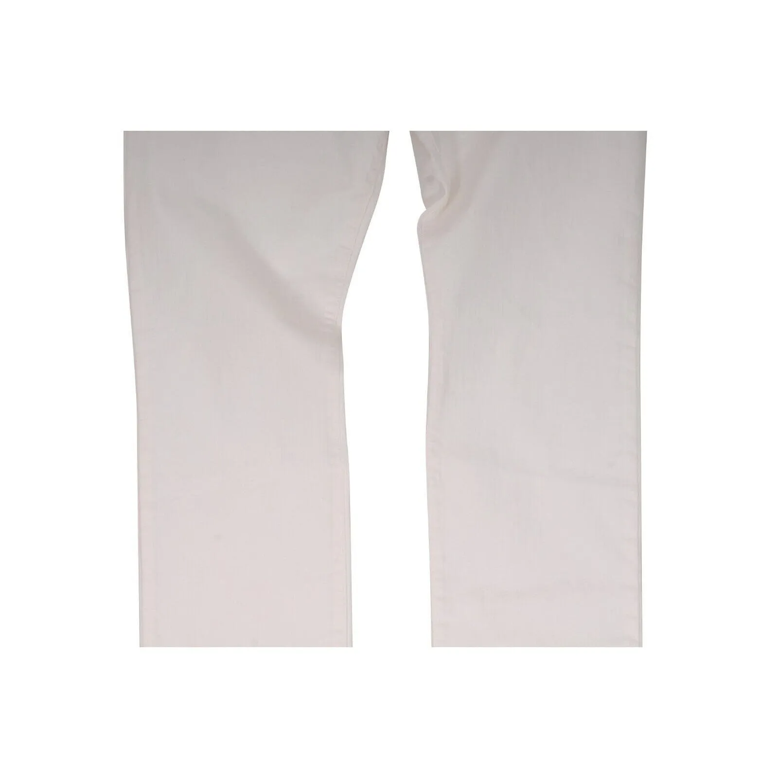 Slim Jeans White 5 Pocket Cotton Stretch Denim