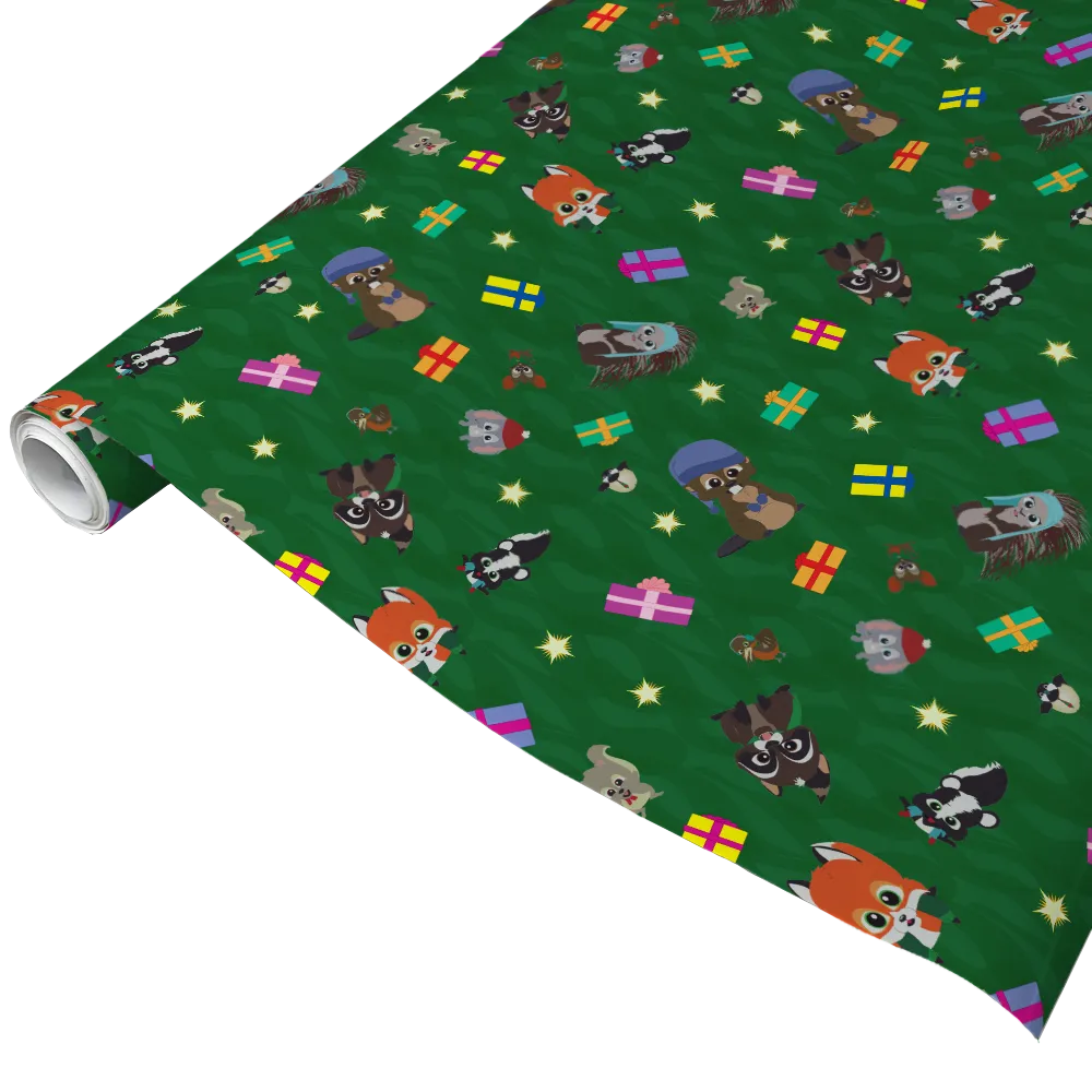 South Park Woodland Critters Christmas Gift Wrap