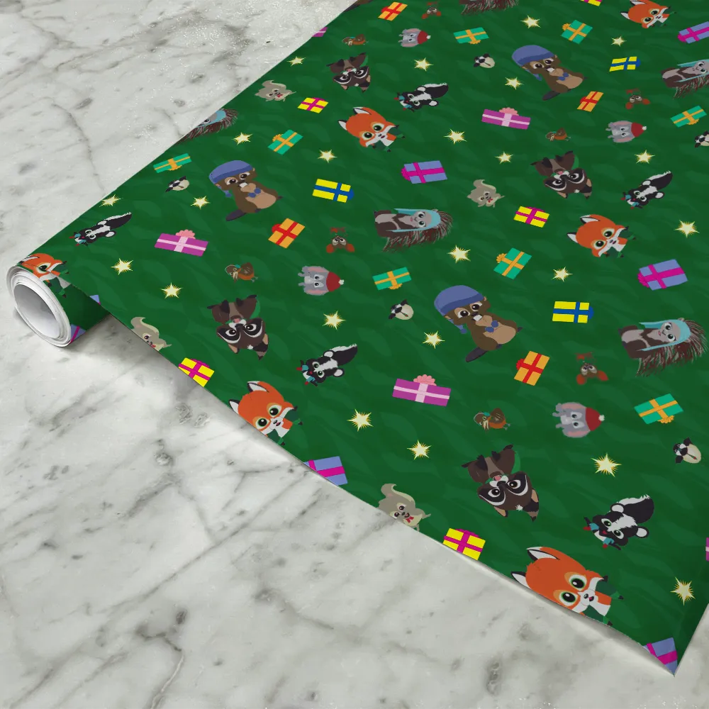 South Park Woodland Critters Christmas Gift Wrap