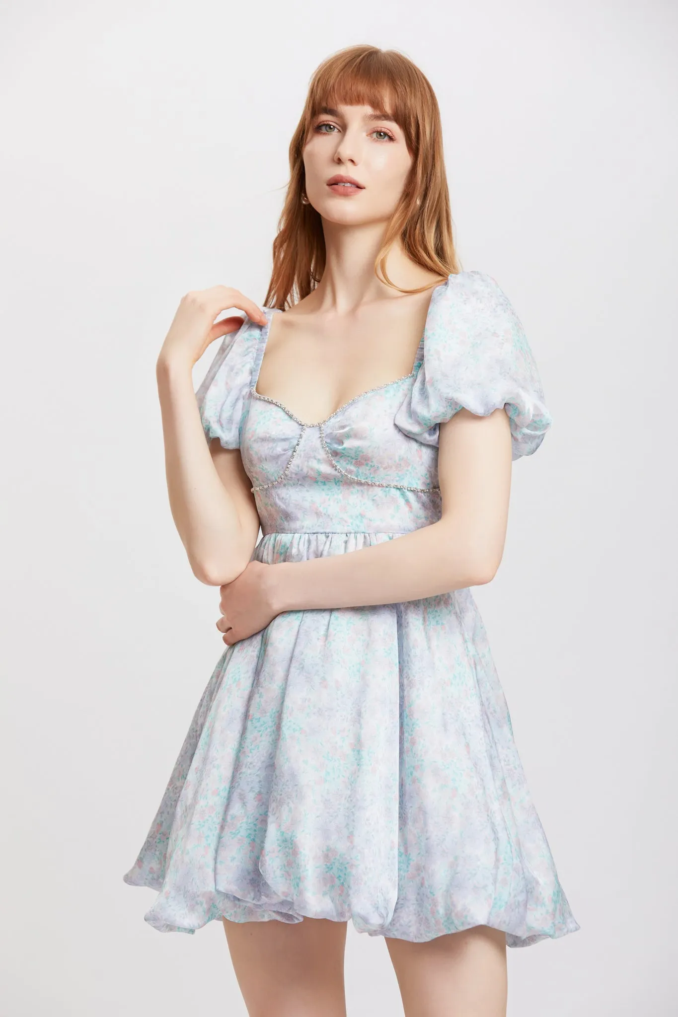 ST | Coleus Ballon Mini Dress