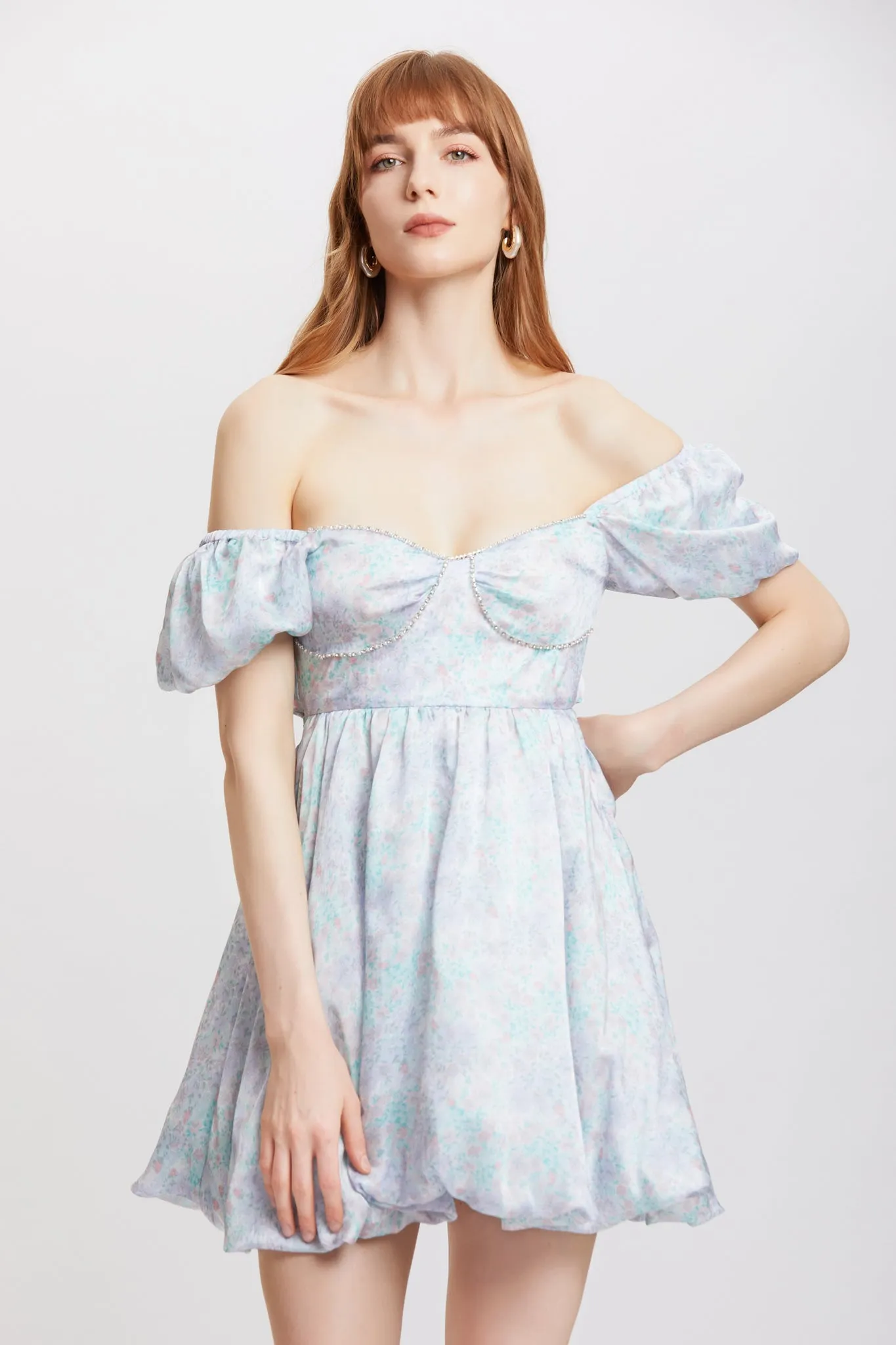 ST | Coleus Ballon Mini Dress