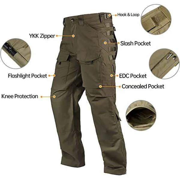 STORM PRO Men's Lightweight Ripstop Tactical Pants