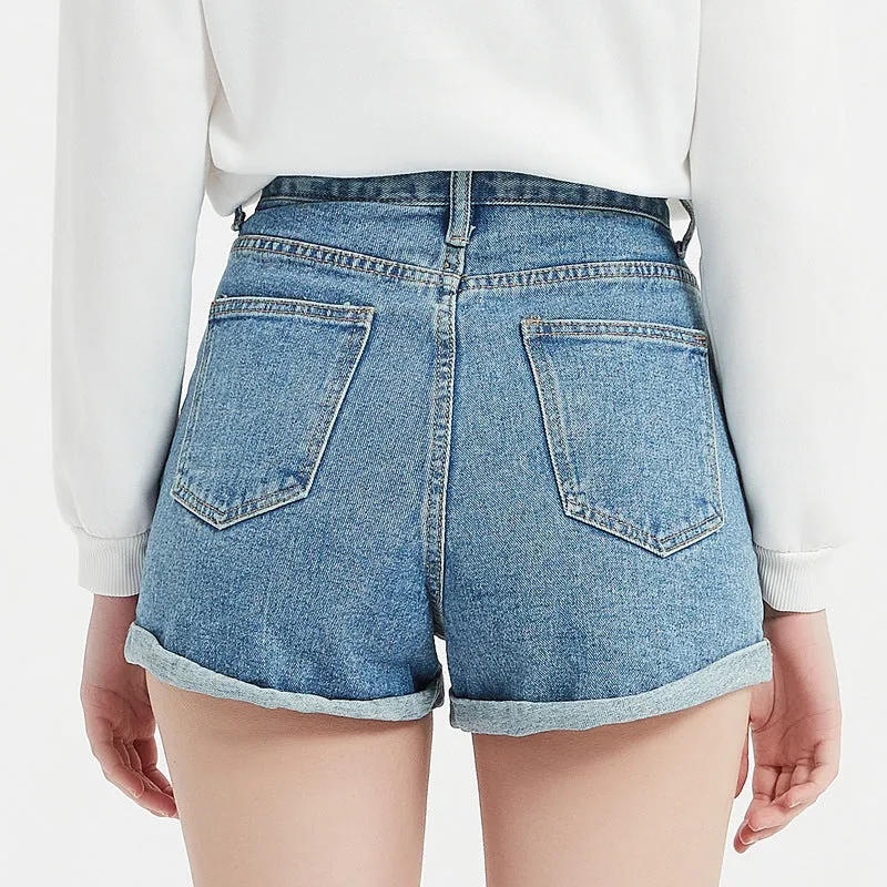 Summer Wholesale Denim Shorts Fashion Womens Hot Pants