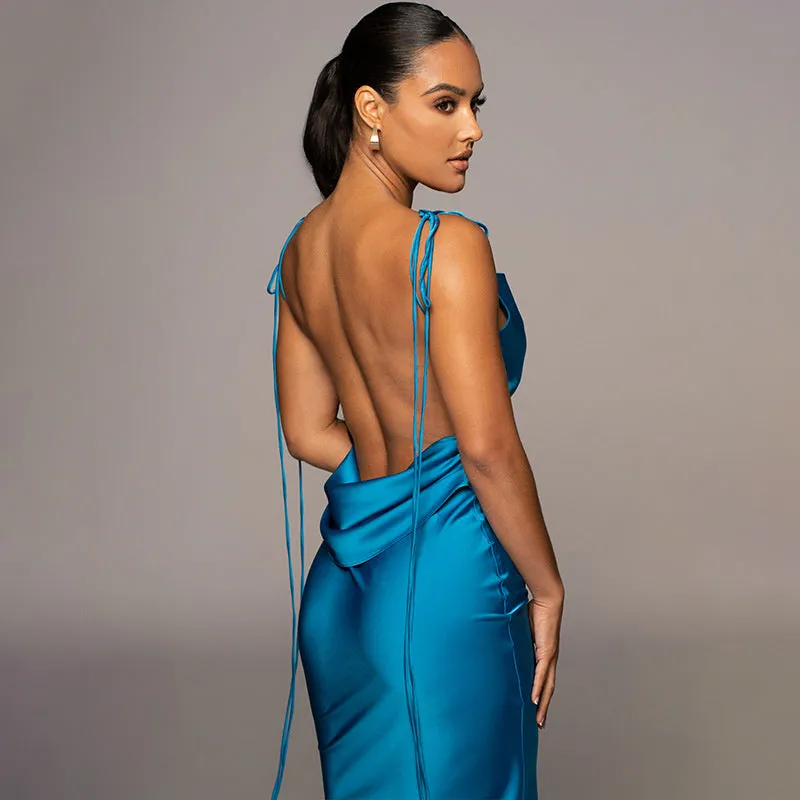 TastyHottie - Diana Backless Sleeveless Maxi Dress