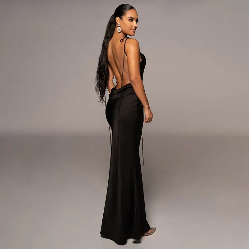 TastyHottie - Diana Backless Sleeveless Maxi Dress