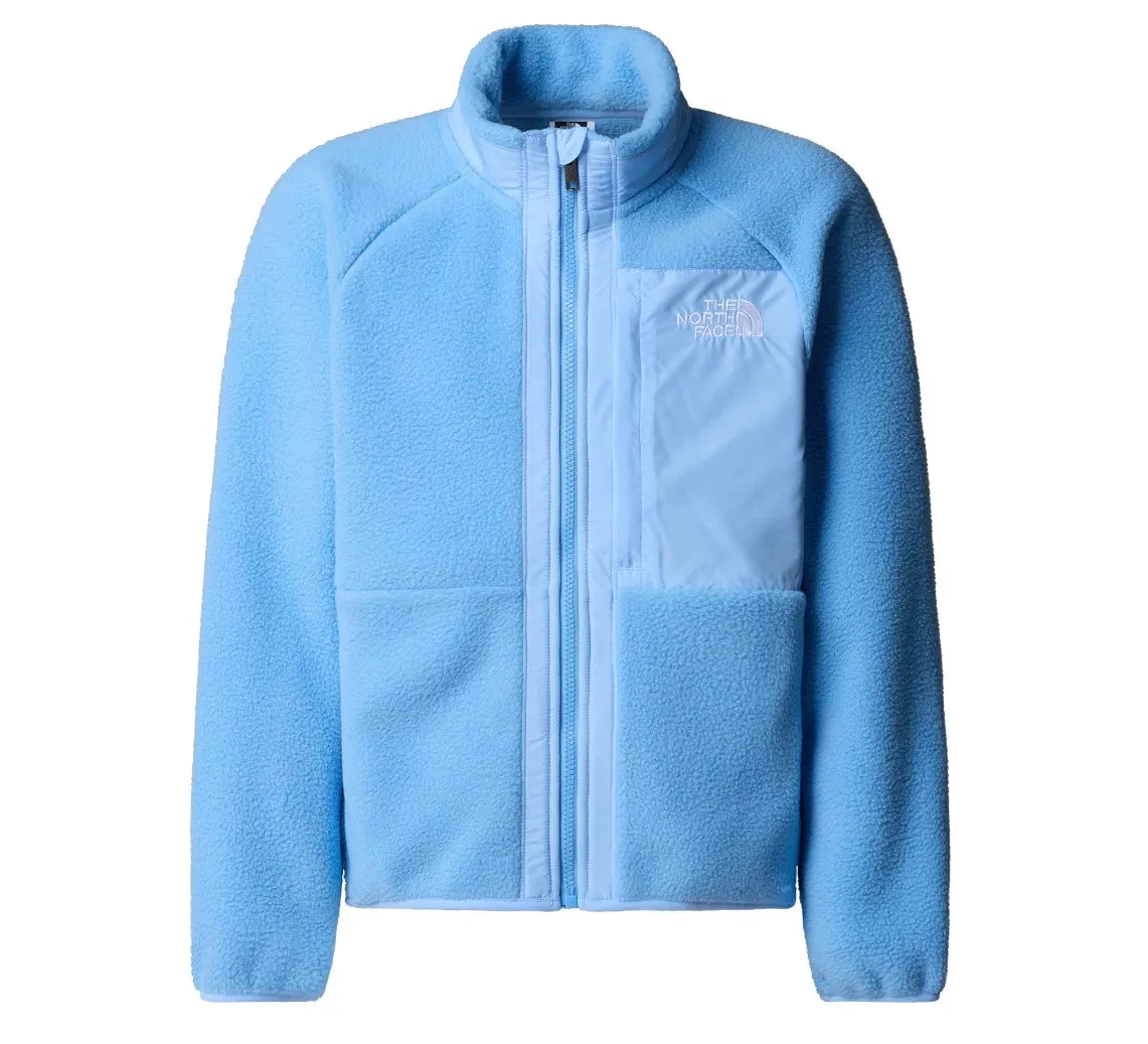 The North Face Girls Yumiori Full-Zip Fleece Jacket Cornflower