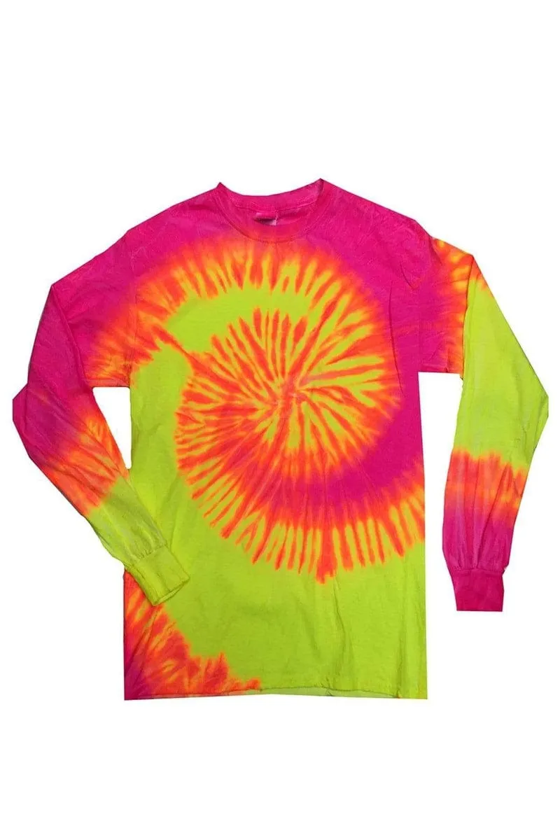 Tie-Dye CD2000: Adult 5.4 oz. 100% Cotton Long-Sleeve T-Shirt