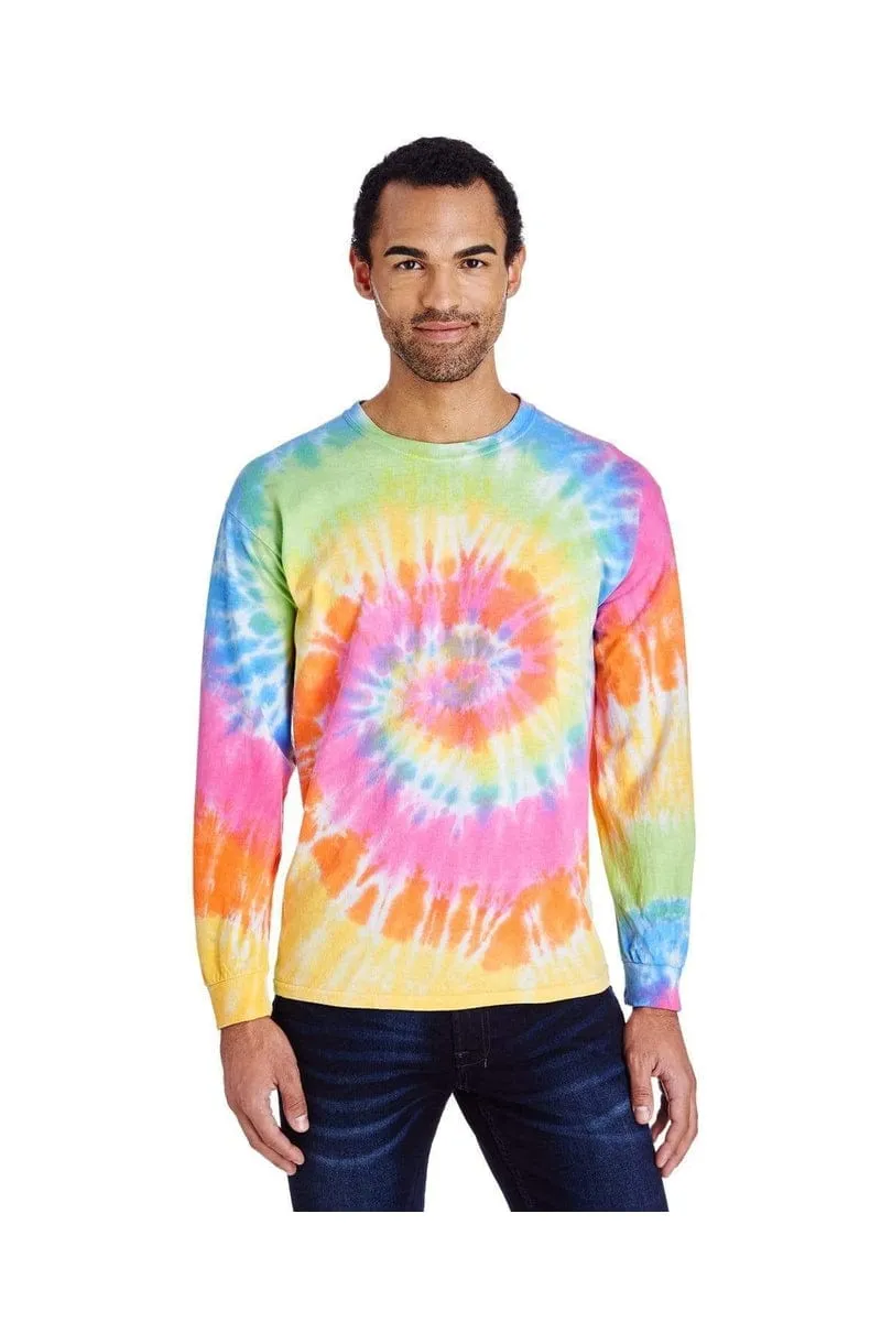 Tie-Dye CD2000: Adult 5.4 oz. 100% Cotton Long-Sleeve T-Shirt