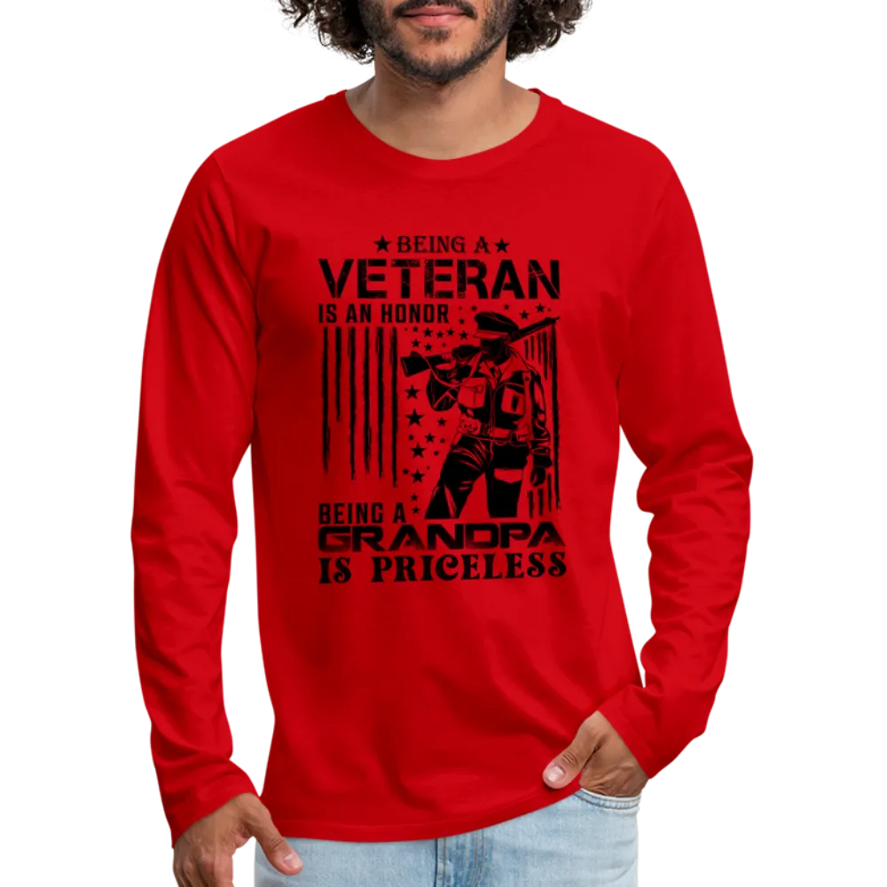 Veteran Grandpa Premium Long Sleeve T-Shirt