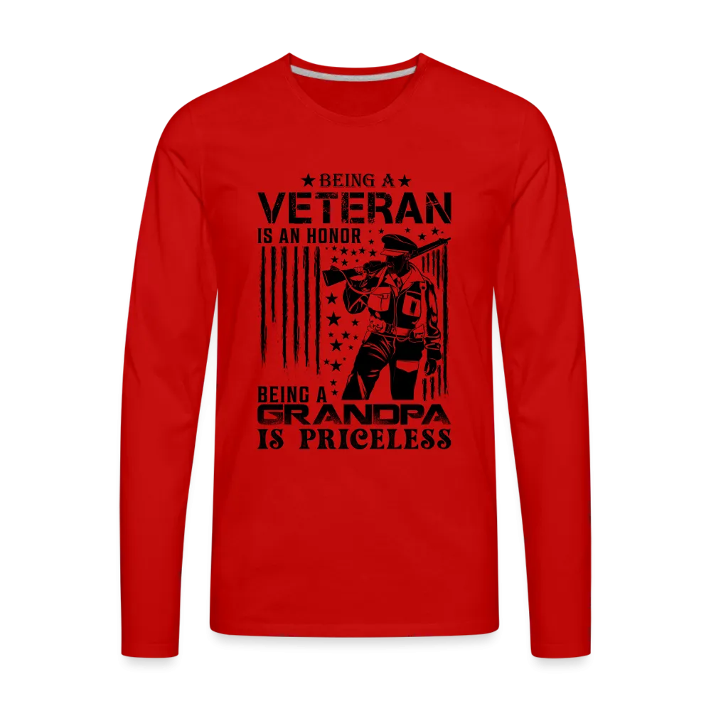 Veteran Grandpa Premium Long Sleeve T-Shirt