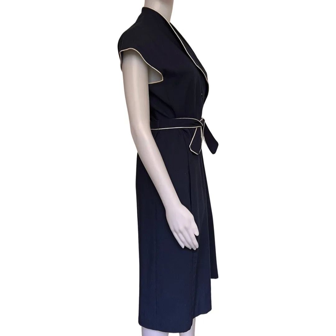 Vintage 1980s Halston III Cap Sleeve Dress