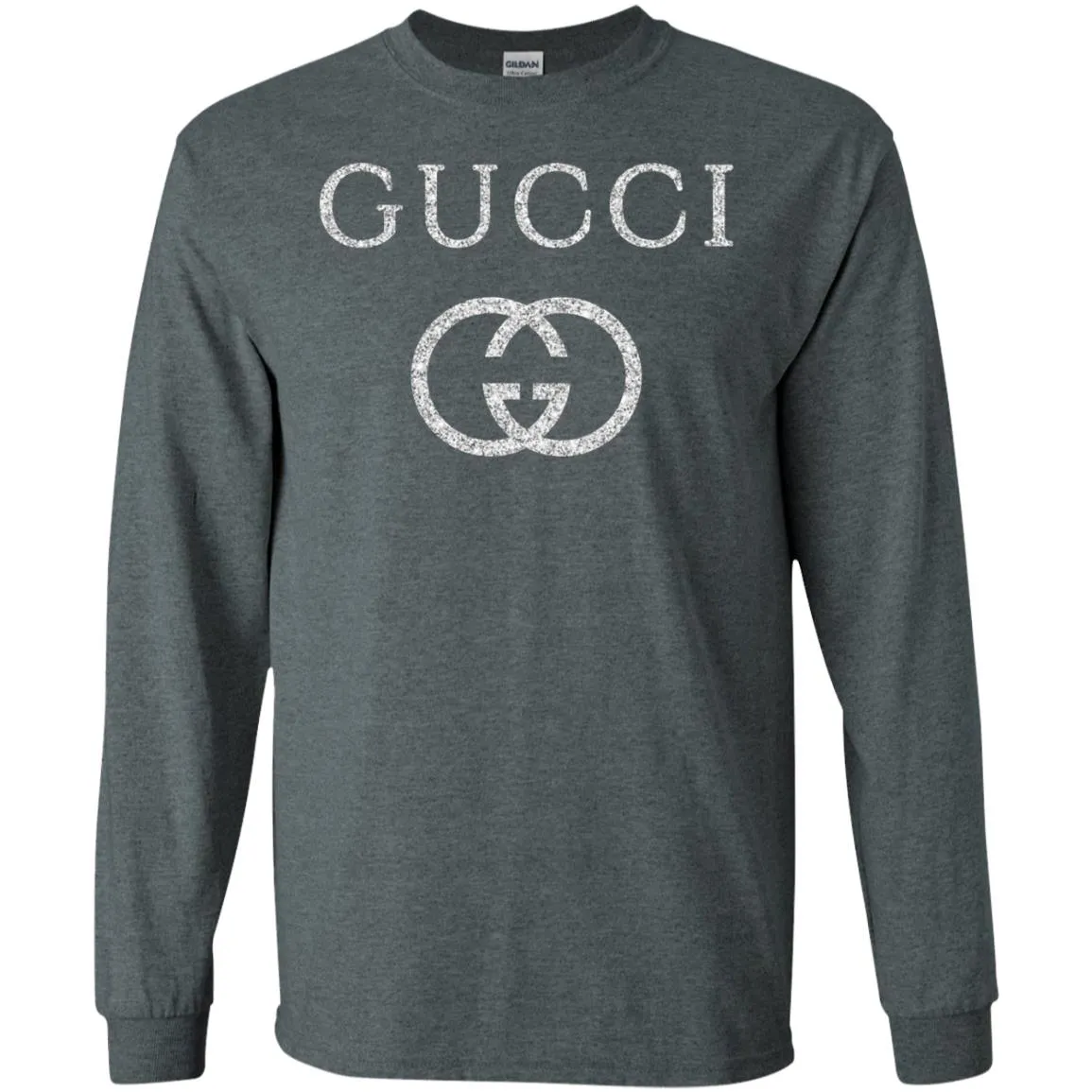 Vintage Gucci Logo Inspired Men Long Sleeve Shirt