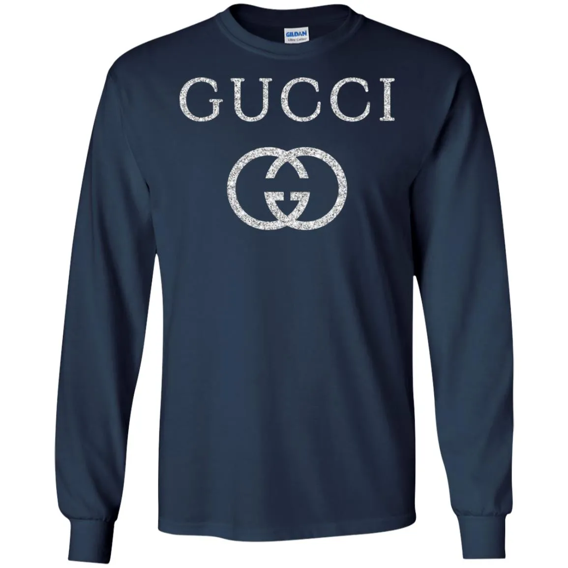 Vintage Gucci Logo Inspired Men Long Sleeve Shirt