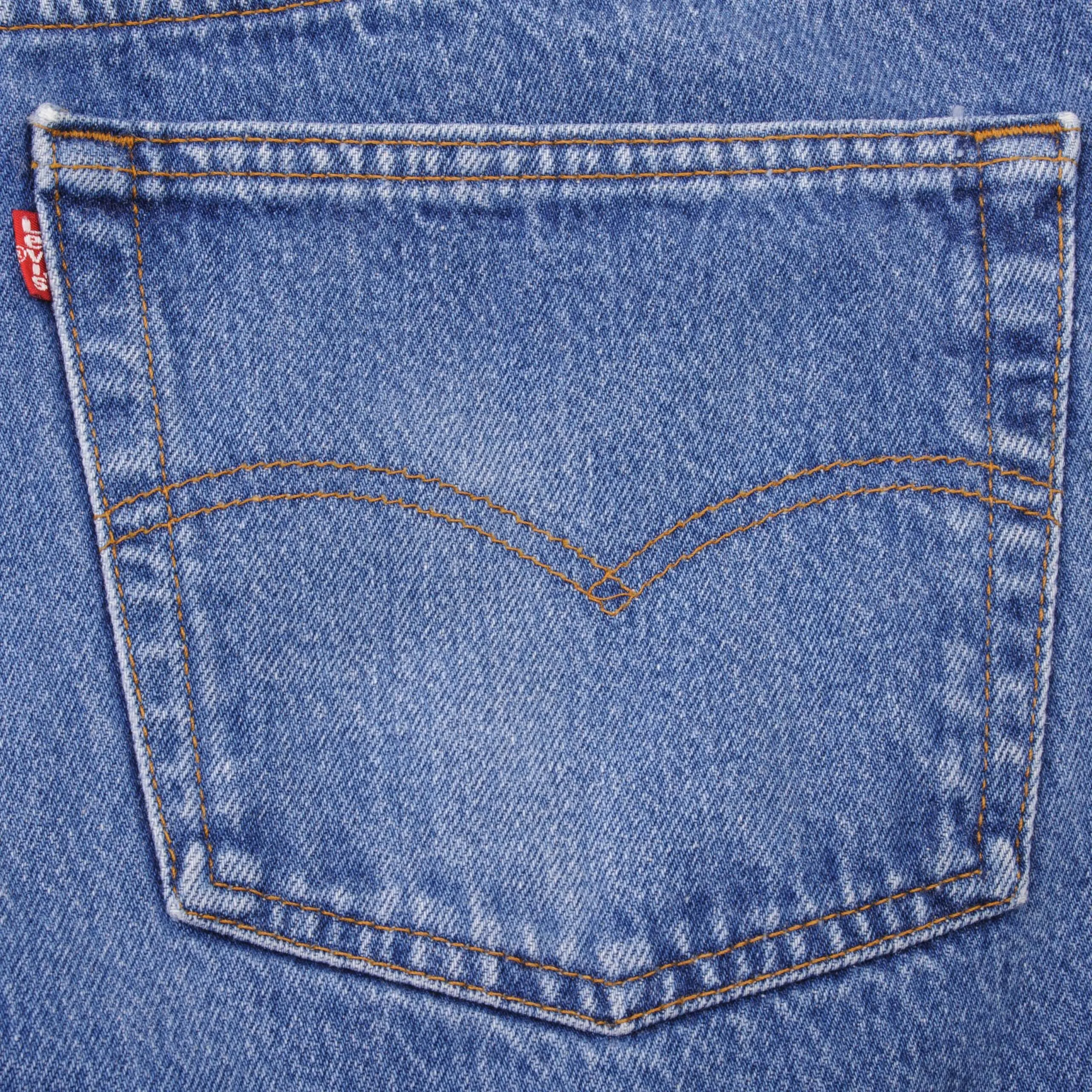 VINTAGE LEVIS 501 JEANS INDIGO 1980S SIZE W38 L32 MADE IN USA