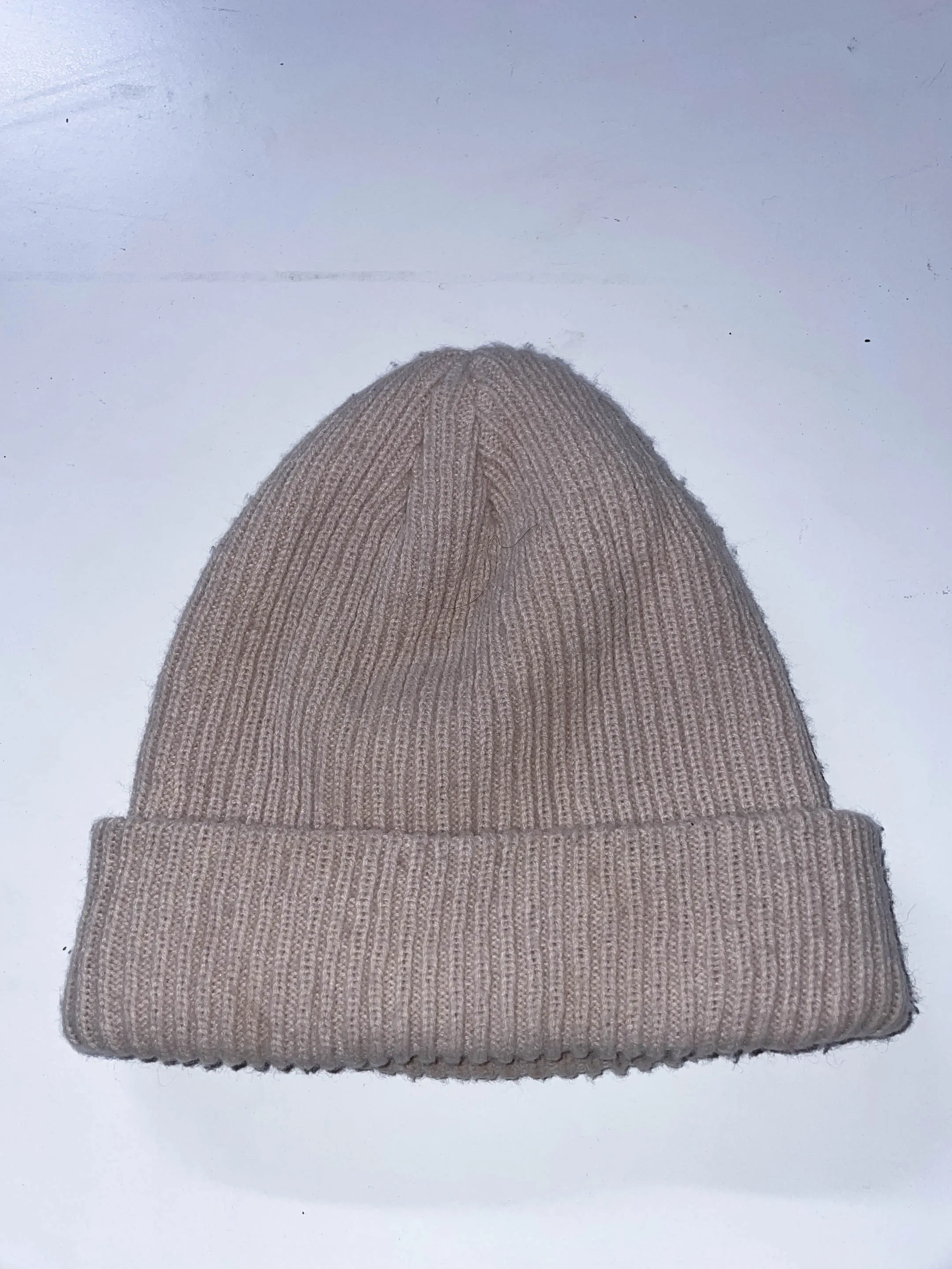 Vintage The north face acrylic cream beanie hat