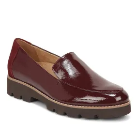 Vionic Women's Kensley Loafers- Syrah Patent