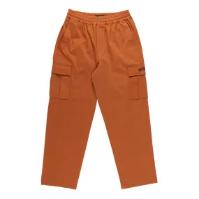 Welcome Skateboards Principal Elastic Waist Twill Cargo Pants - Umber (Orange)