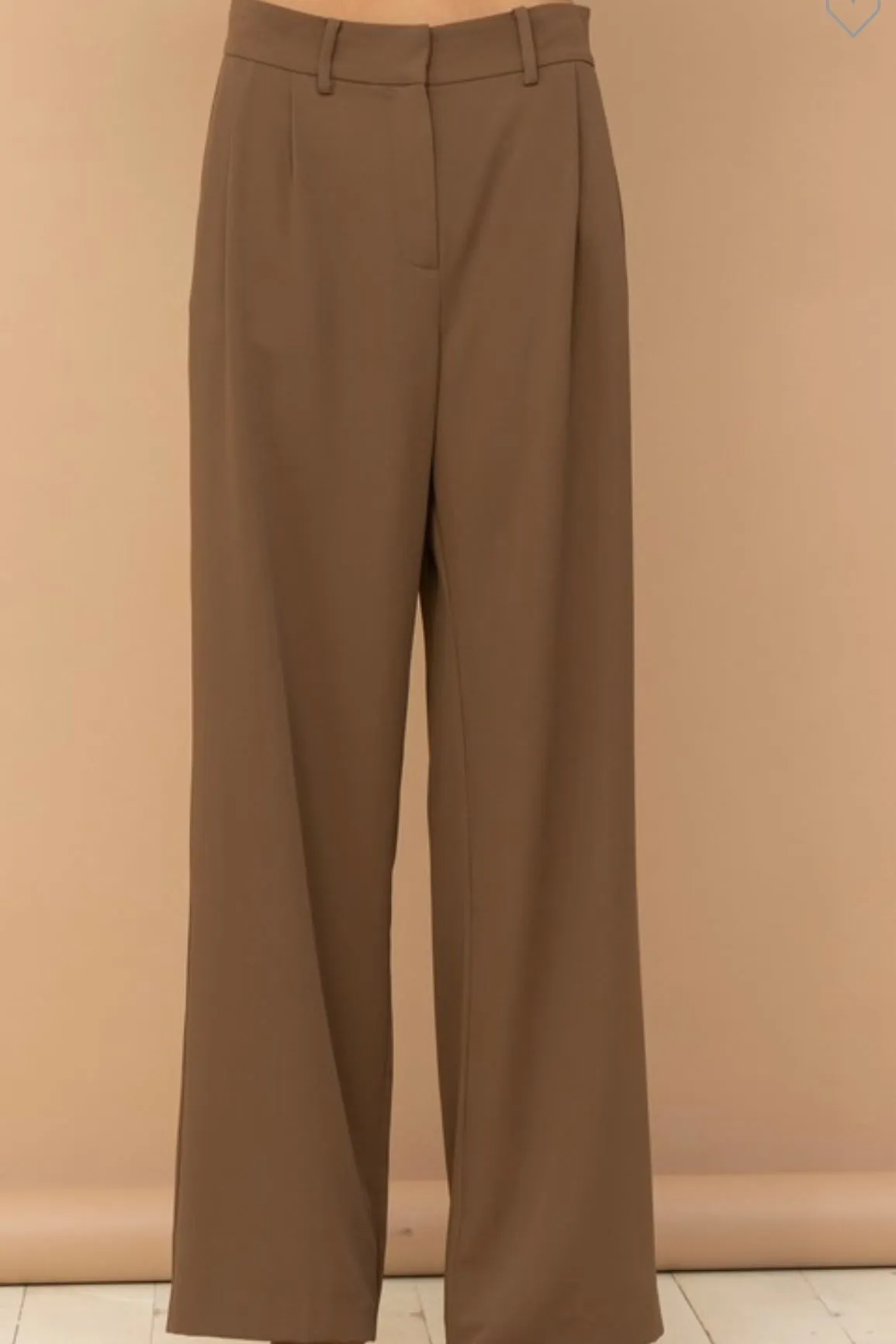 WIDE STRAIGHT LEG DRESS PANTS