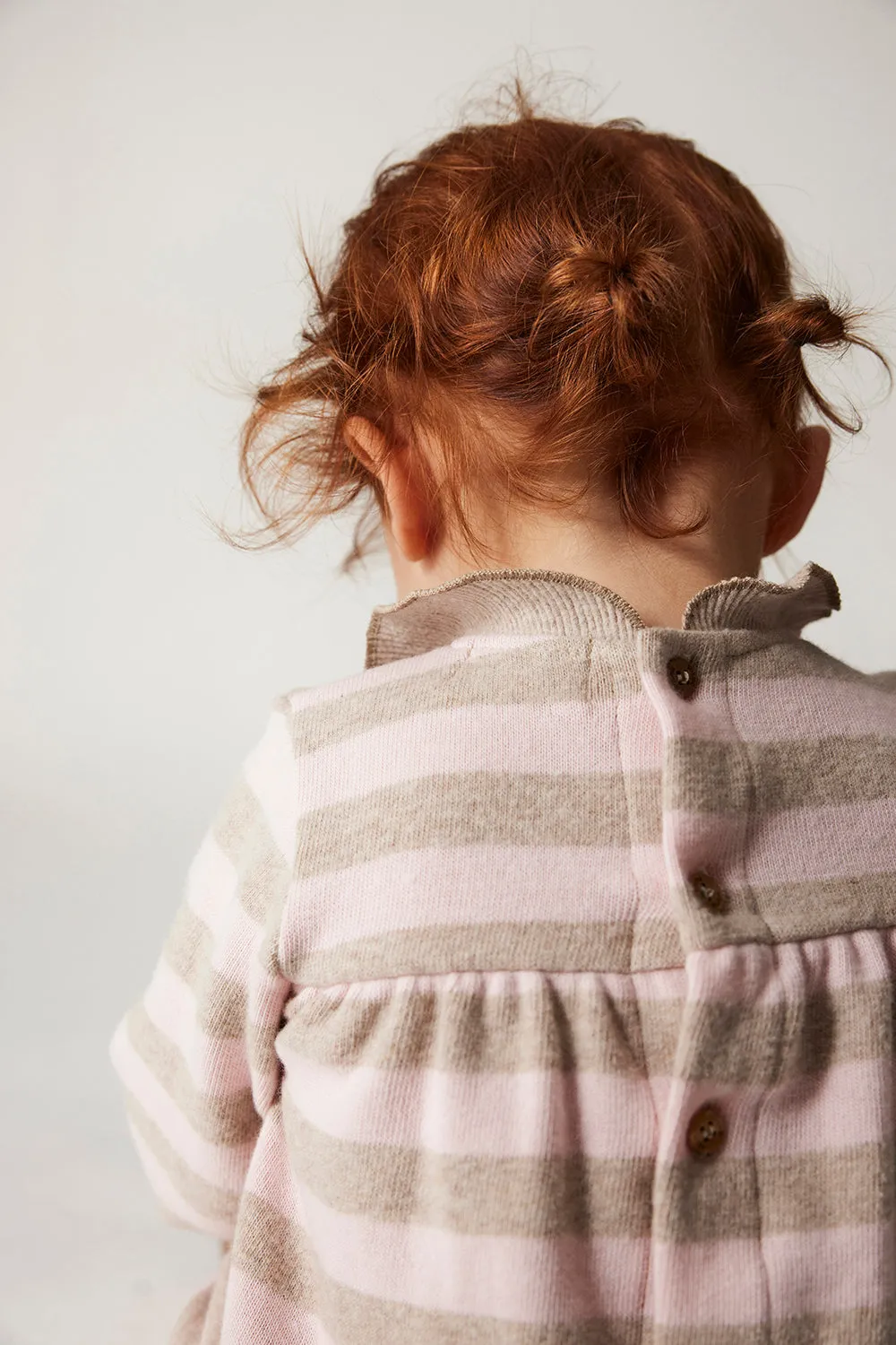 WIDE STRIPES BABY DRESS