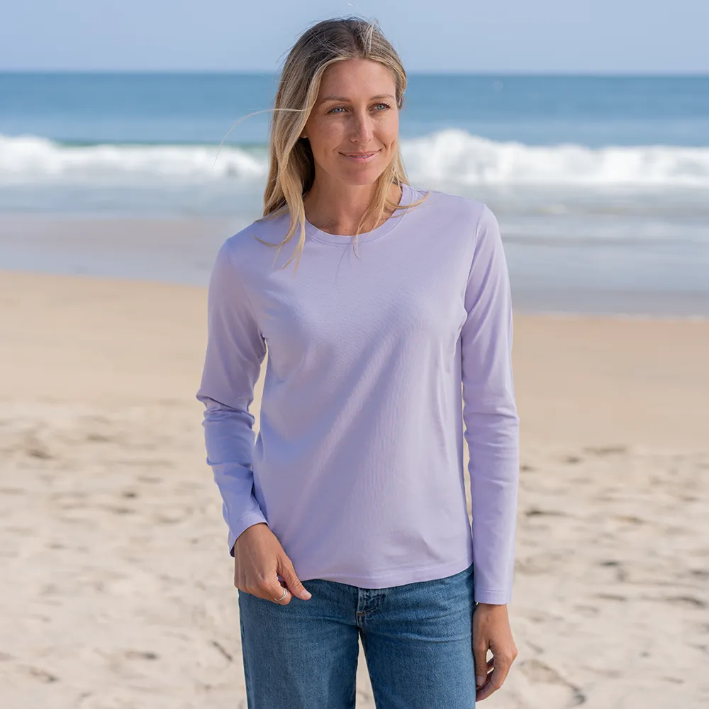 Womens Long Sleeve Crew Neck