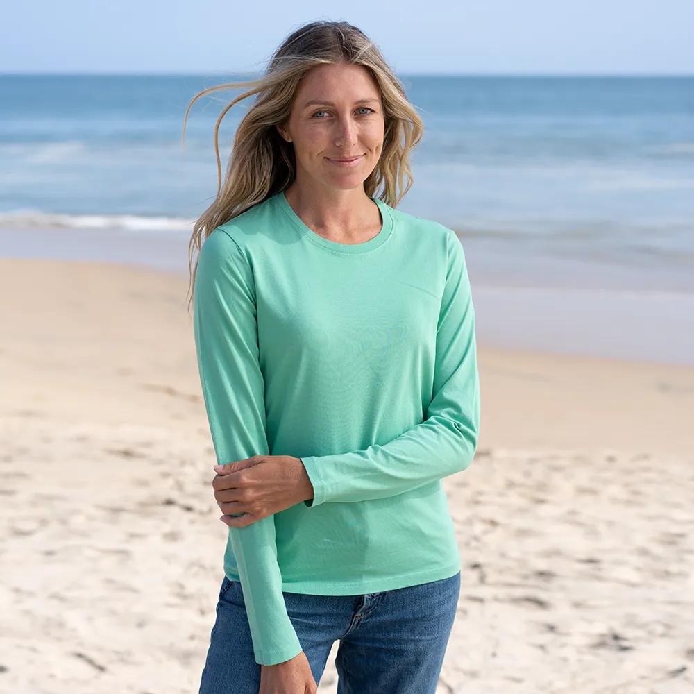 Womens Long Sleeve Crew Neck