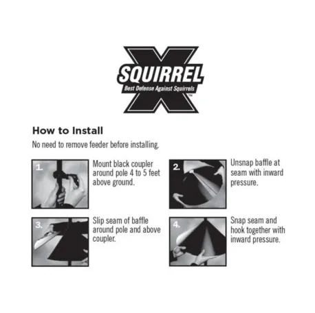 Wrap Around Squirrel Baffle 18"