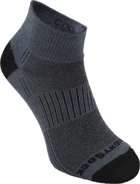 Wrightsock Coolmesh II Quater Anti Blister System Grey | Buy Wrightsock Coolmesh II Quater Anti Blister System Grey here | Outnorth