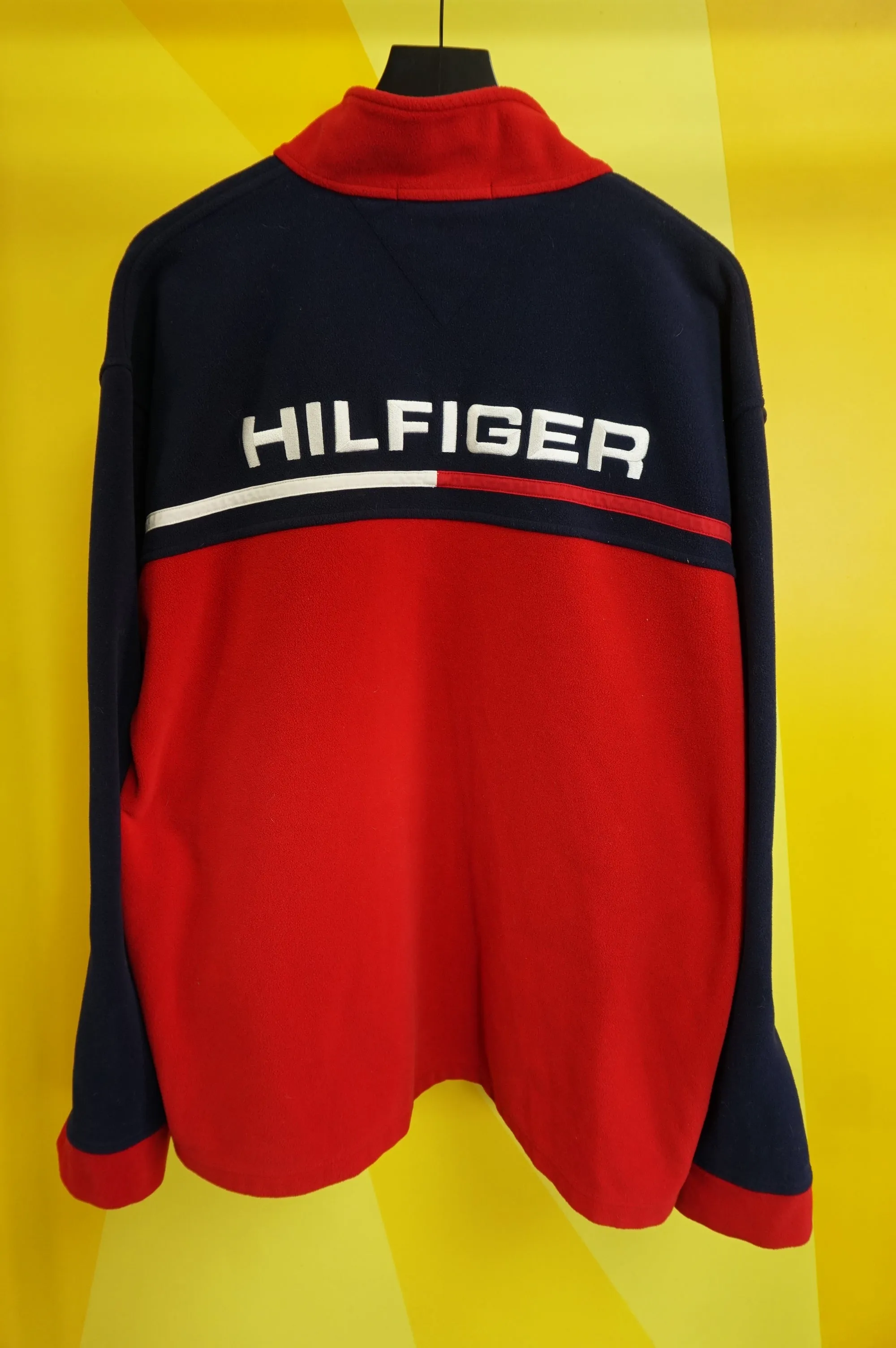 (XL/XXL) Vtg Tommy Hilfiger Fleece Jacket