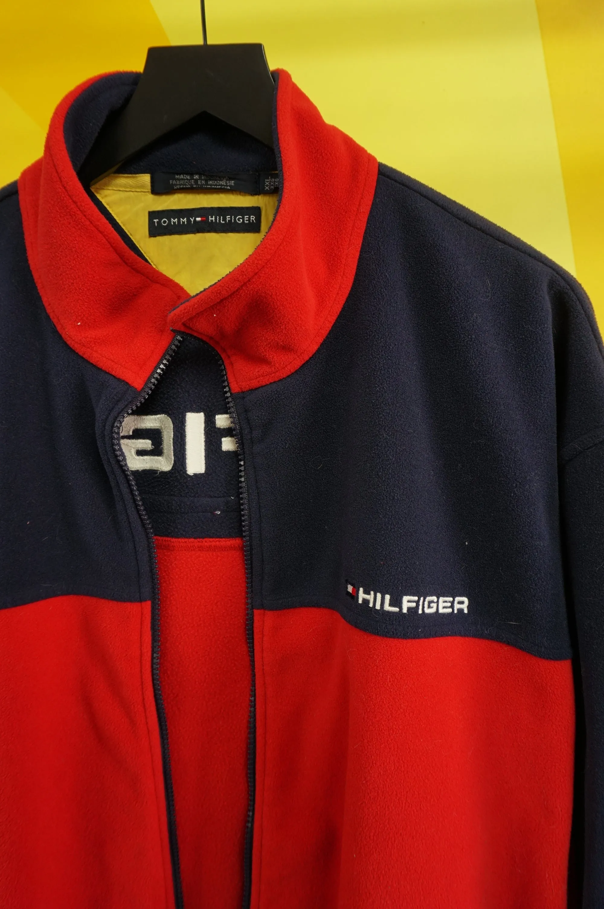 (XL/XXL) Vtg Tommy Hilfiger Fleece Jacket