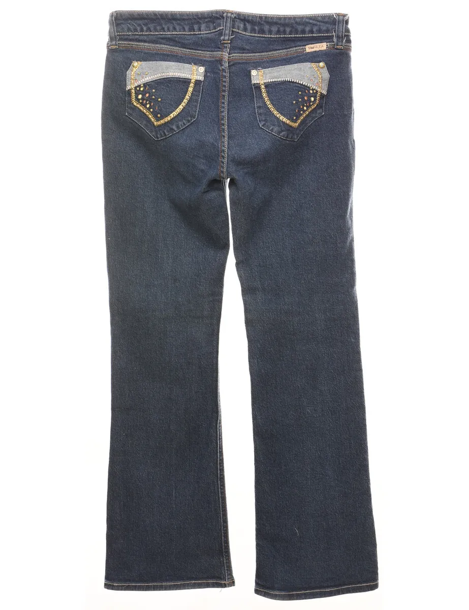 Y2K Low Rise Bootcut Jeans - W31 L30