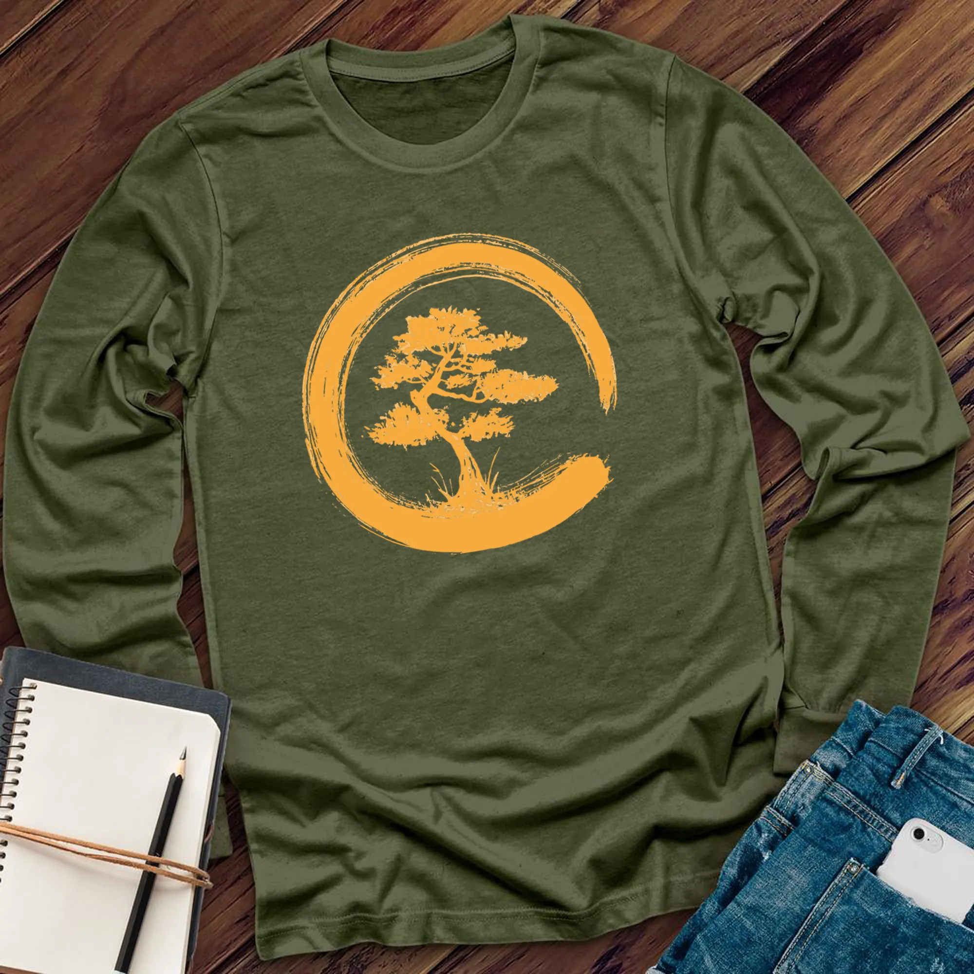 Zen Circle Bonsai Long Sleeve